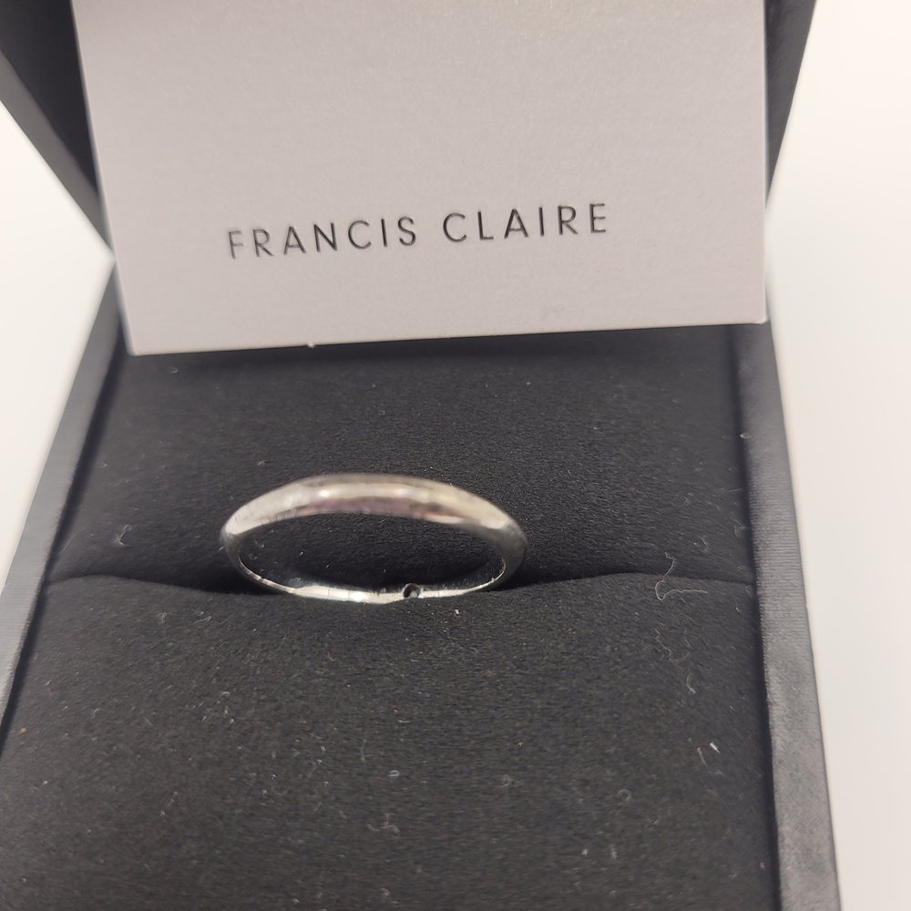 Silver Solitaire Ring - image 3